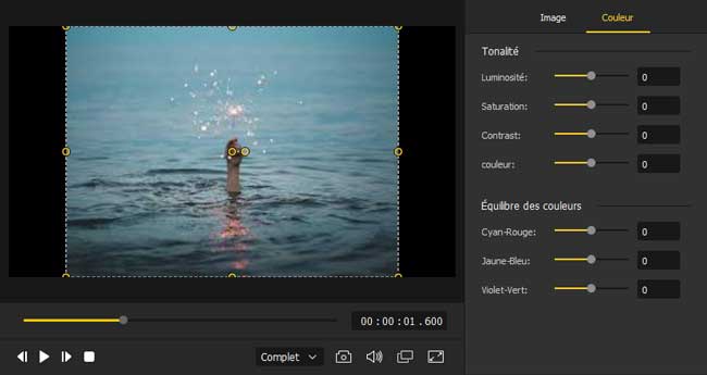 ajuster la couleur de l'image