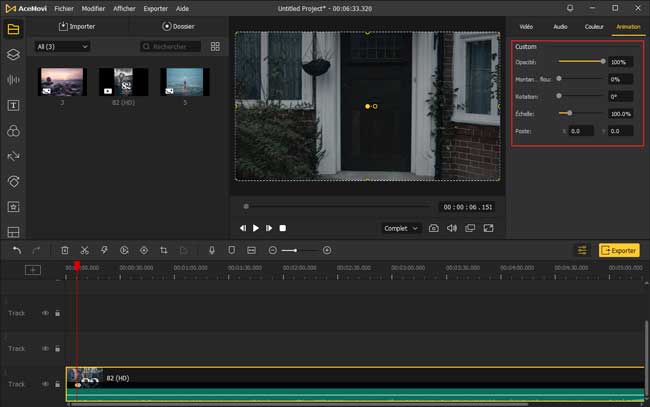 ajouter et modifier des images clés