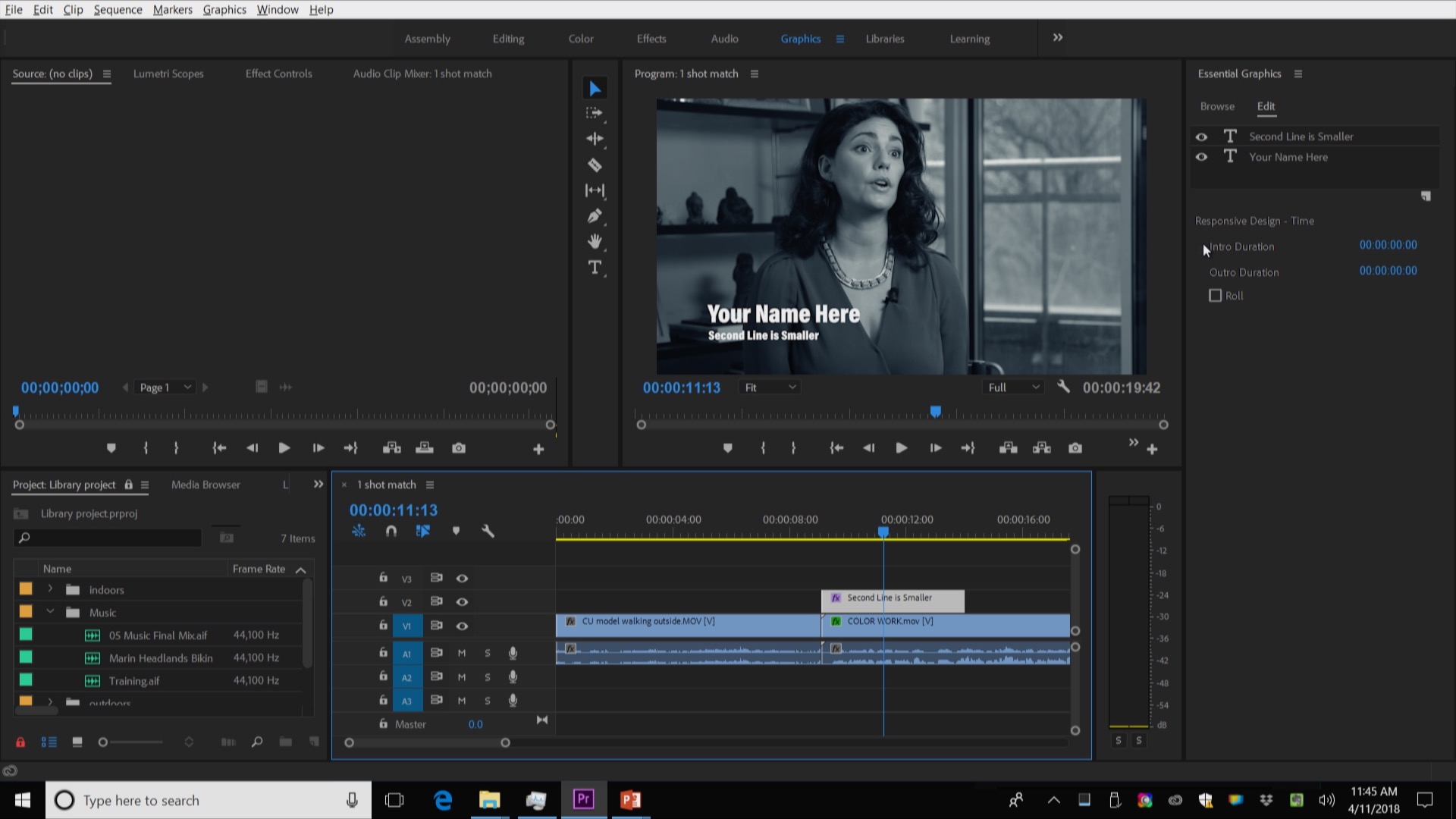 l'interface d'adobe premiere pro