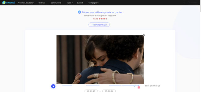 diviser une vidéo avec apowersoft