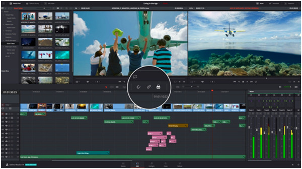 davinci resolve video editor pour les clips de jeu