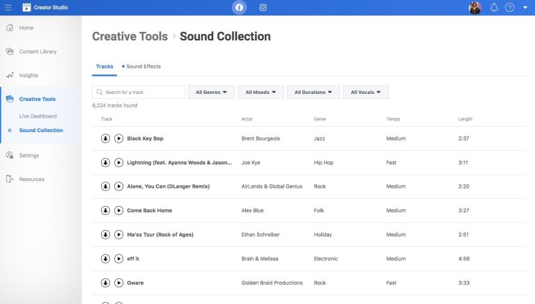 ajouter une musique sur facebook avec sa collection 