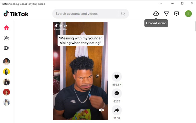 publier la vidéo sur tiktok en ligne