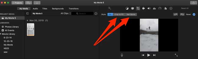 couper les vidéos avec imovie