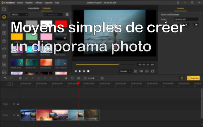 comment faire un diaporama photo