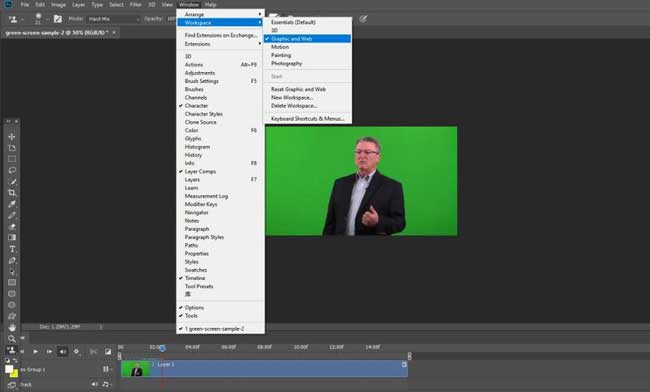 comment passer à l'édition d'images vidéo dans photoshop