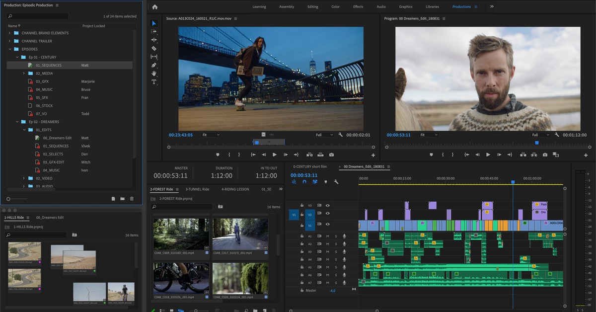 premiere pro pour les clips de jeu