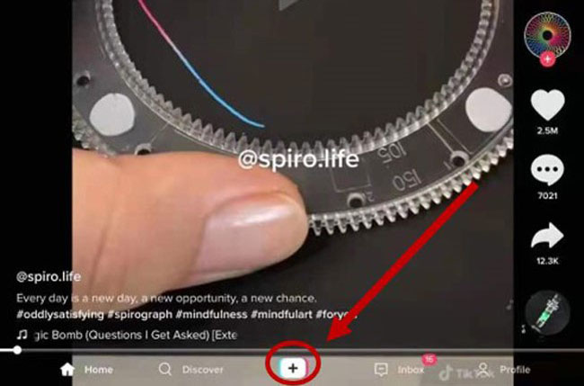 enregistrement des utilisateurs et tournage vidéo sur TikTok