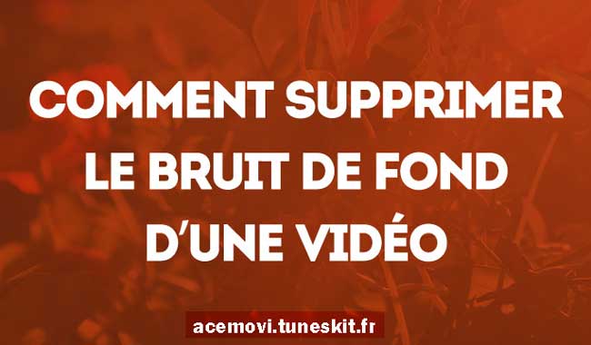 enlever le son d'une vidéo