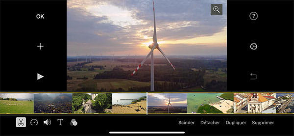 découper une vidéo avec imovie